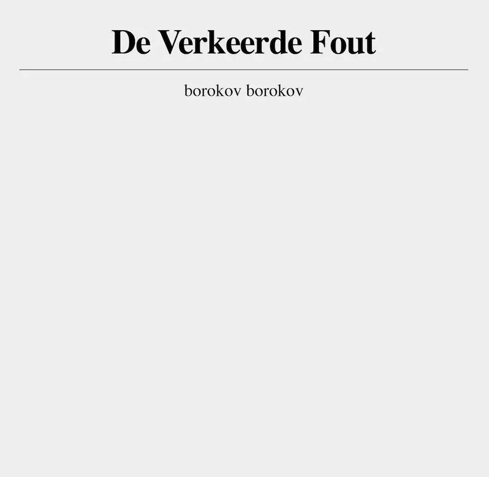 'De Verkeerde Fout' (Dansende Beren - ****)